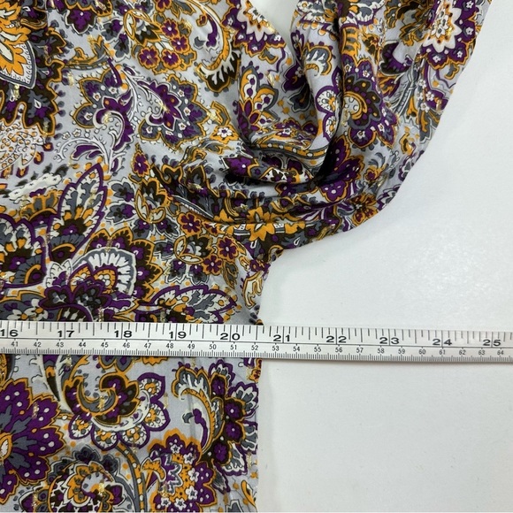 Soft Surroundings Lightweight Top Women Sz Small  French Cuff Covered Button - Picture 7 of 9